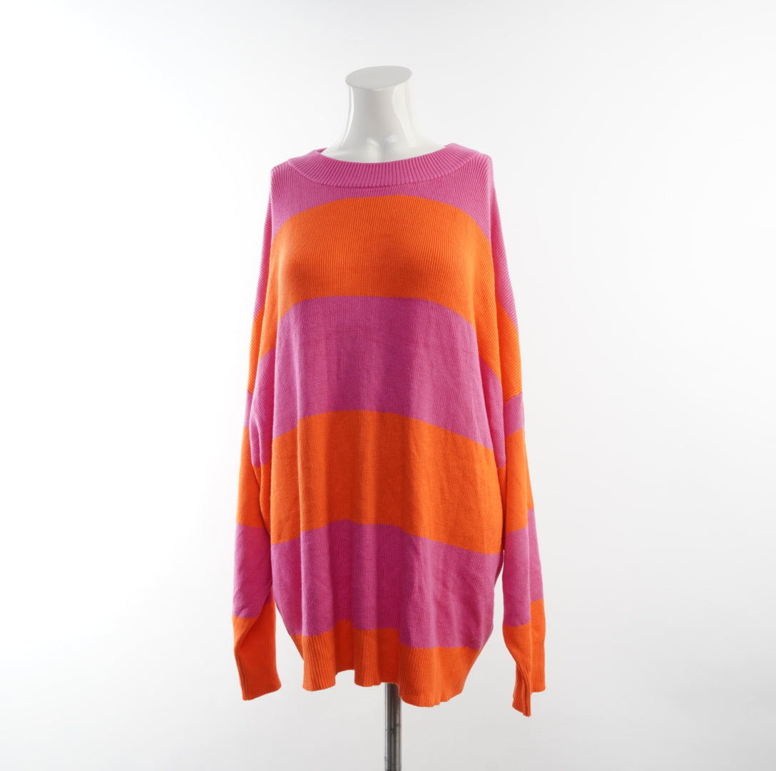 Bonprix Damen Pullover - 4XL, Pink, Größe 4XL, Damen, Zustand Sehr Gut, Preis 8€ – Vorderansicht