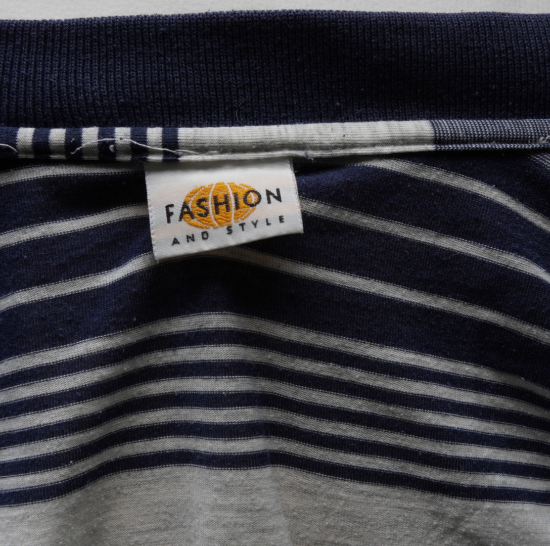 Second Hand  Herren Langarmshirt - 2XL , Blau, Größe 2XL, Herren, Zustand Sehr Gut, Preis 3€ – Etikett