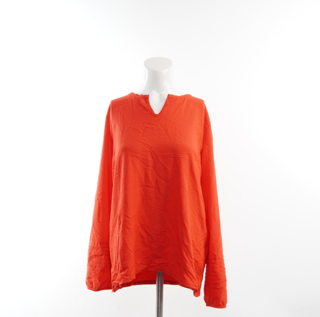 More & More Damen Langarmshirt - XL , Rot, Größe XL, Damen, Zustand Sehr Gut, Preis 4€ – Vorderansicht