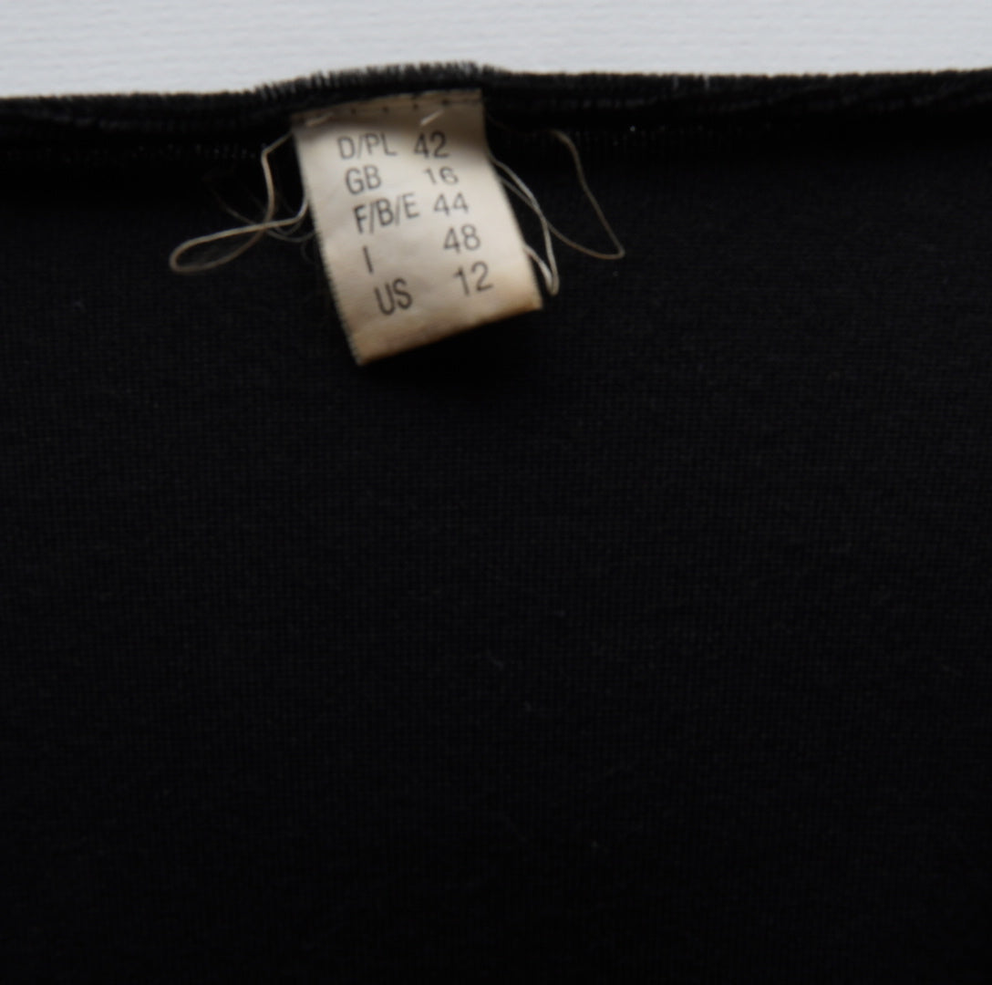 Second Hand Damen Samt Kleid - XL, Schwarz, Größe XL, Damen, Zustand Sehr Gut, Preis 5€ – Etikett