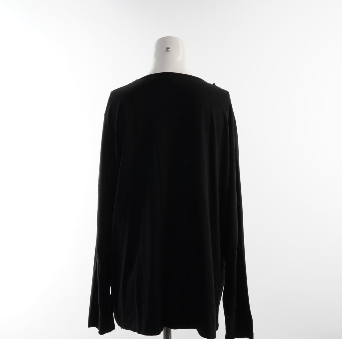 Bexleys Woman Damen Langarmshirt - XL, Schwarz, Größe XL, Damen, Zustand Sehr Gut, Preis 3€ – Rückansicht