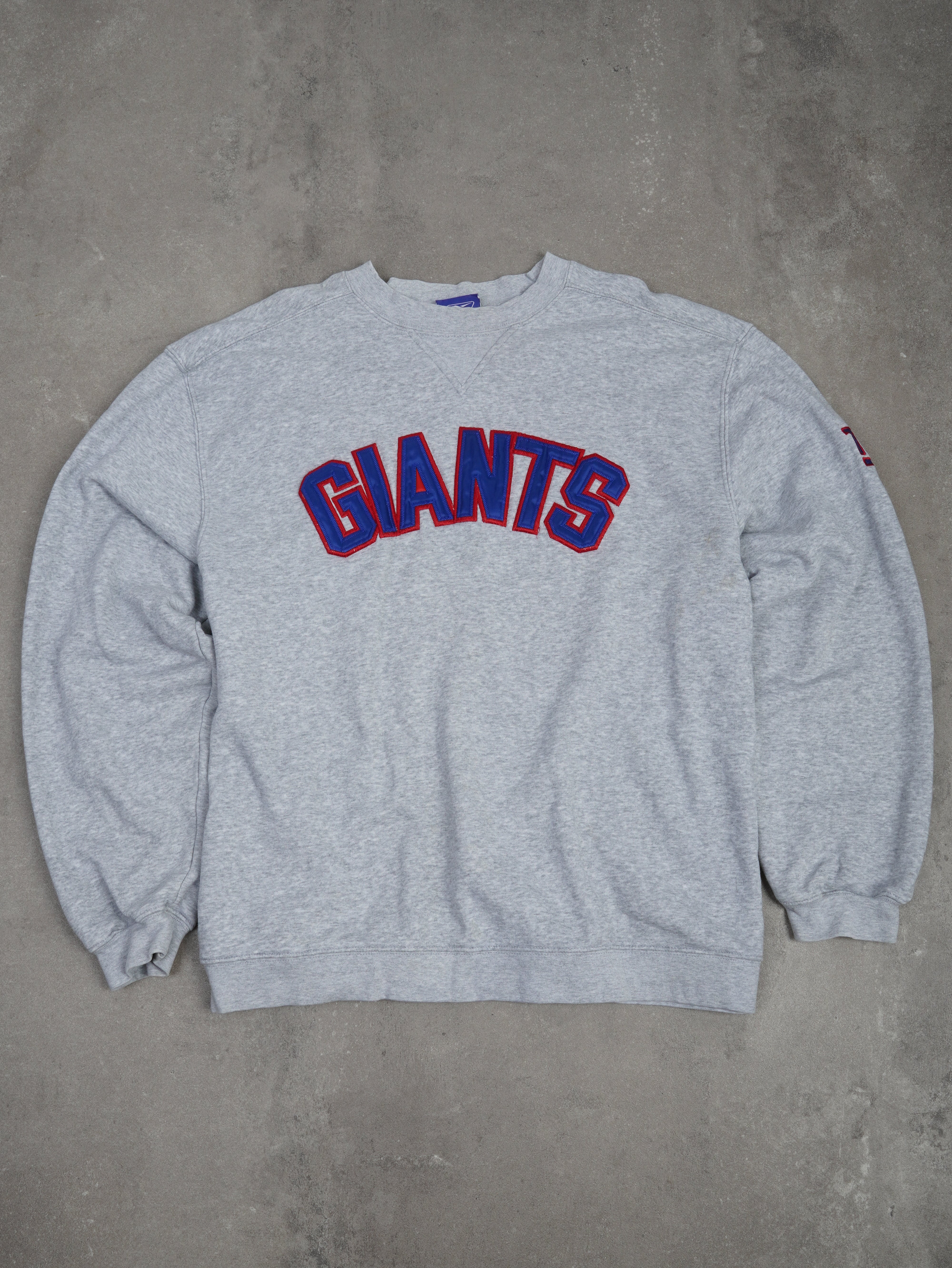 Reebok Vintage Reebok New York Giants Sweater - L, Grau, Größe L, unisex, Zustand Sehr gut, Preis 59.95€ – Vorderansicht