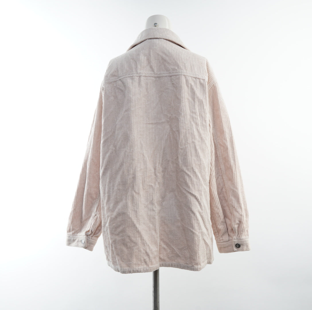 H&M Damen Cord Jacke - S, Beige, Größe S, Damen, Zustand Sehr Gut, Preis 10€ – Rückansicht