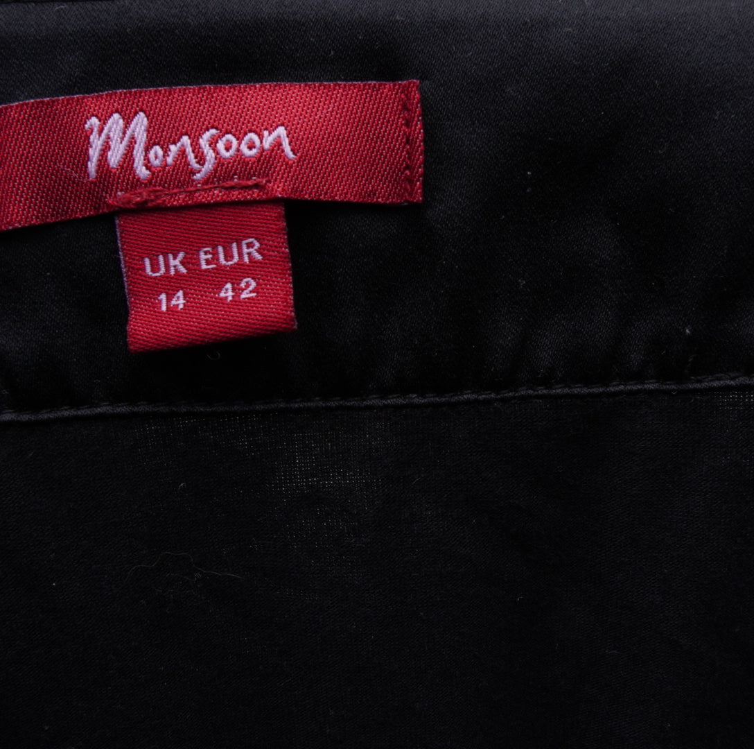 Monsoon Damen Langarmshirt - XL, Schwarz, Größe XL, Damen, Zustand Gut, Preis 5€ – Etikett