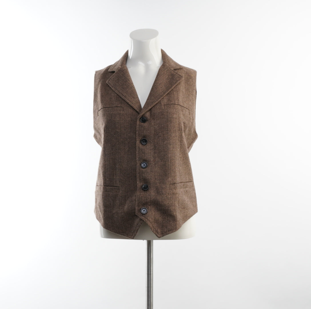 Second Hand Damen Weste - L, Braun, Größe L, Damen, Zustand Sehr Gut, Preis 5€ – Vorderansicht