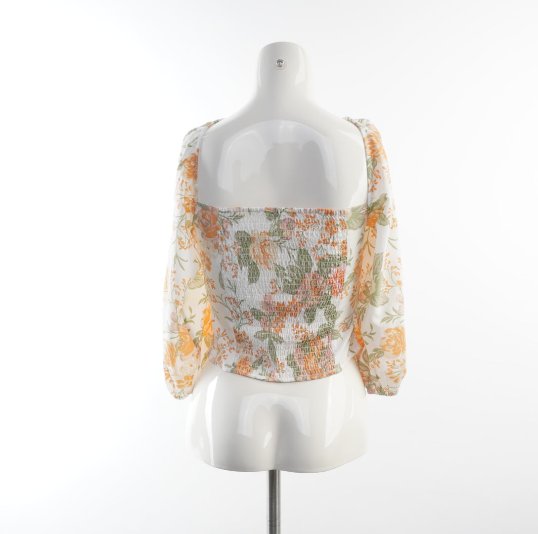 Monki Damen Crop Top - S, Weiß, Größe S, Damen, Zustand Neuwertig, Preis 10€ – Rückansicht