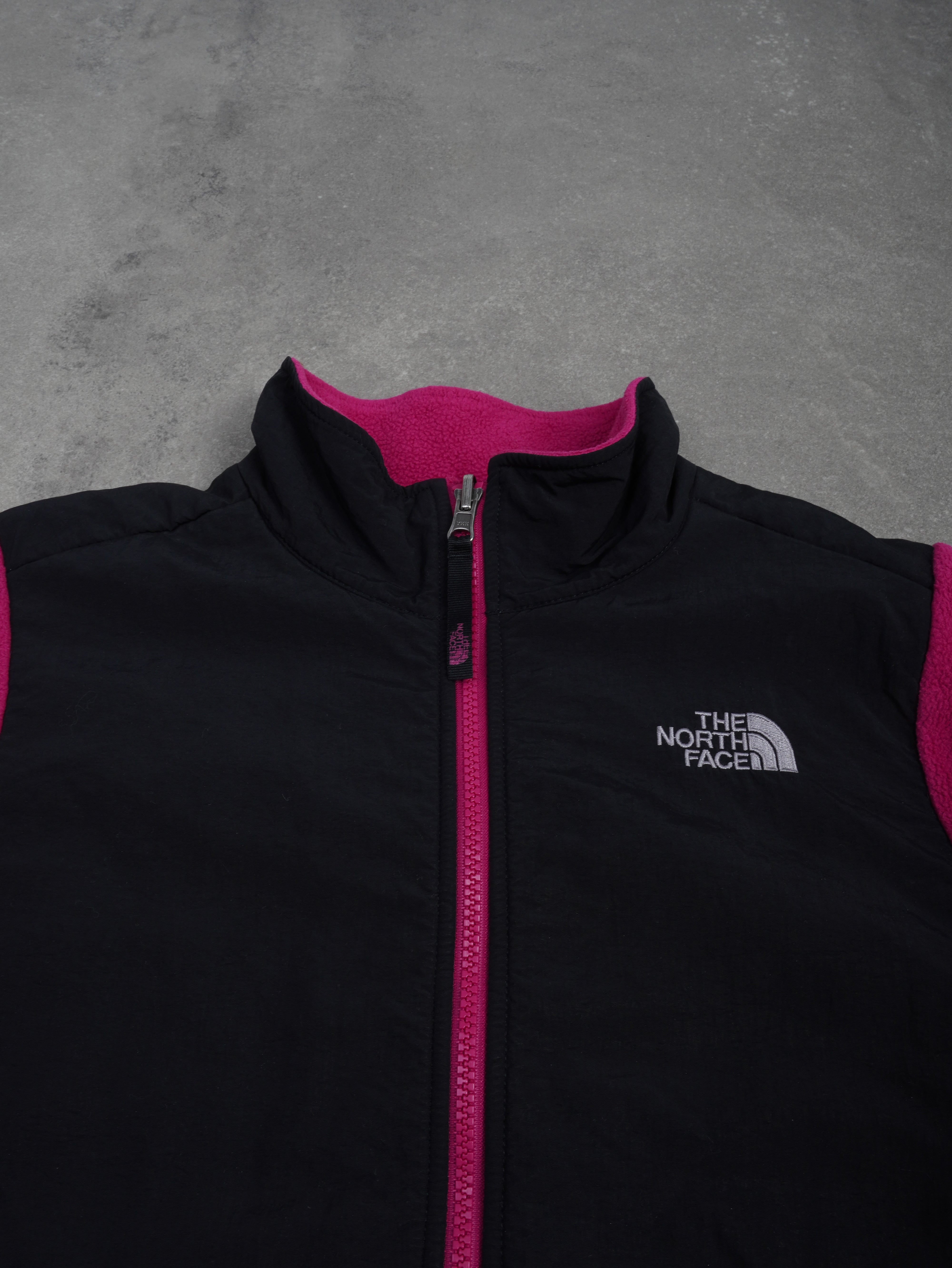 The North Face Vintage The North Face Denali Fleecejacke - XS, Rosa, Größe XS, unisex, Zustand Sehr gut, Preis 59.95€ – Rückansicht