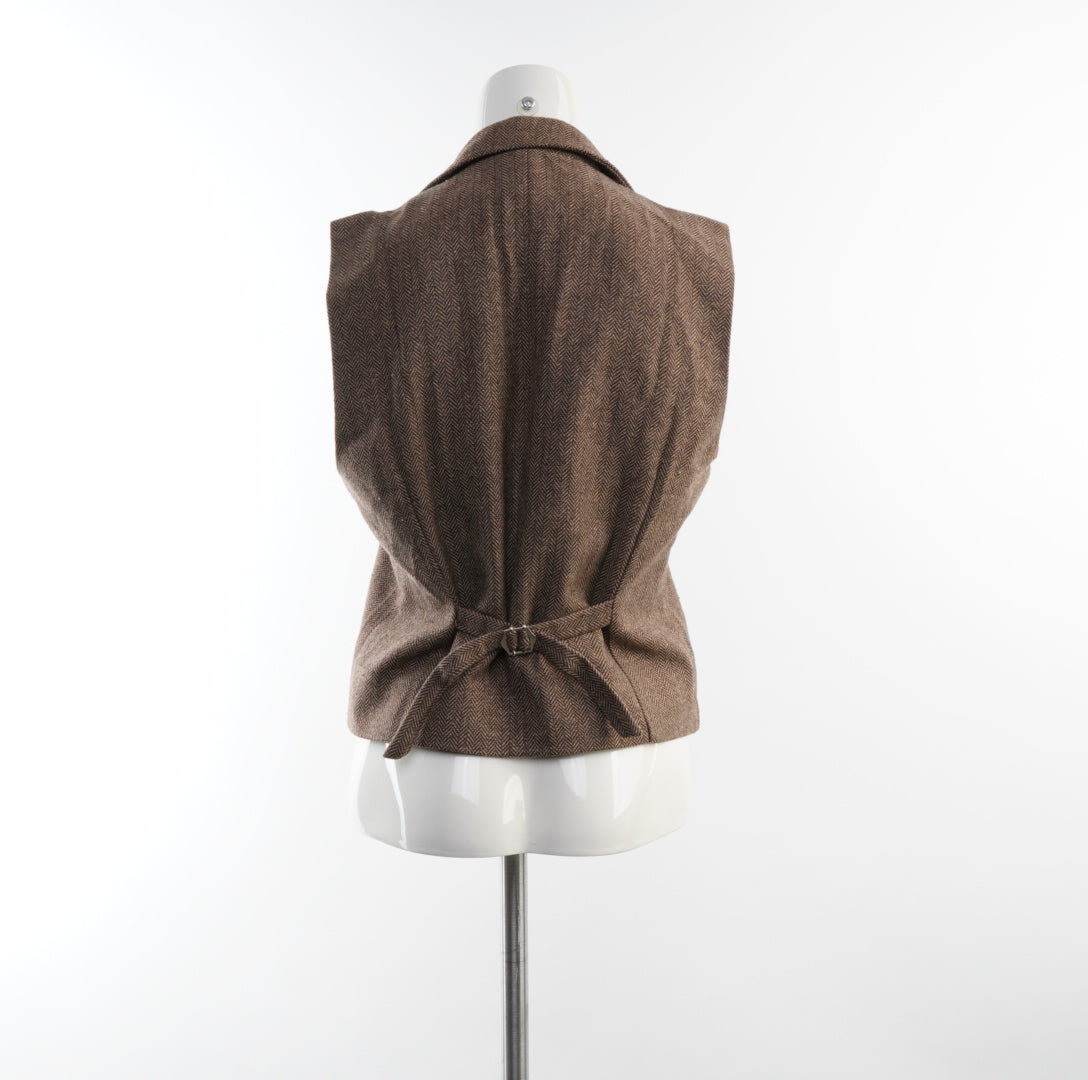 Second Hand Damen Weste - L, Braun, Größe L, Damen, Zustand Sehr Gut, Preis 5€ – Rückansicht