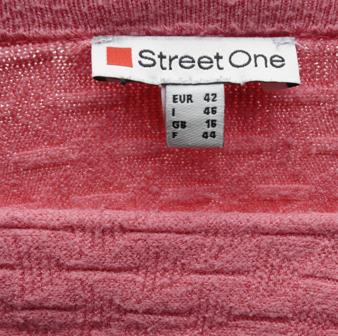 Street One Damen Pullover - XL, Rot, Größe XL, Damen, Zustand Sehr Gut, Preis 5€ – Etikett