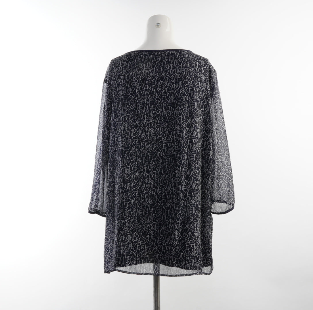 Bonita Damen Bluse - 3XL, Blau , Größe 3XL, Damen, Zustand Sehr Gut, Preis 8€ – Rückansicht