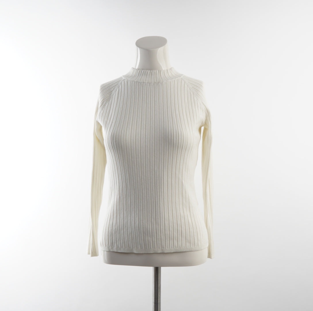 H&M Damen Langarmshirt - S, Weiß, Größe M, Damen, Zustand Gut, Preis 3€ – Vorderansicht