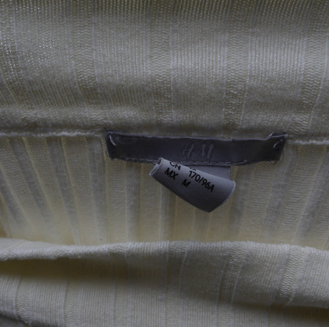 H&M Damen Langarmshirt - S, Weiß, Größe M, Damen, Zustand Gut, Preis 3€ – Etikett