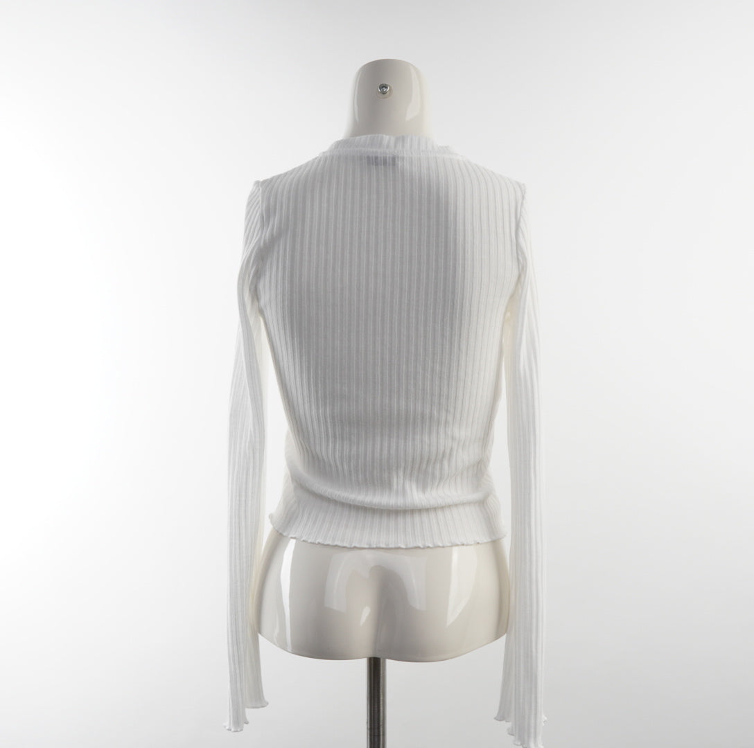 Pimkie Damen Langarmshirt - S, Weiß, Größe M, Damen, Zustand Gut, Preis 8€ – Rückansicht