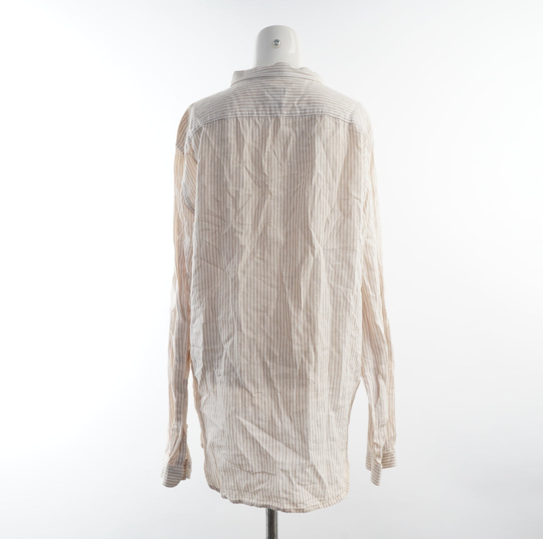 H&M Damen Hemd - L, Beige, Größe L, Damen, Zustand Sehr Gut, Preis 5€ – Rückansicht