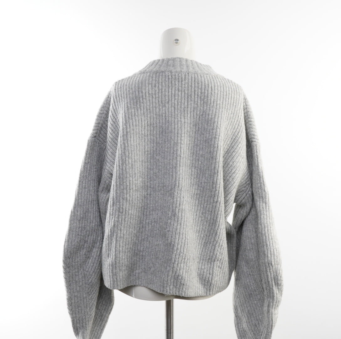 H&M Damen Rollkragen Pullover - M, Grau, Größe M, Damen, Zustand Sehr Gut, Preis 8€ – Rückansicht