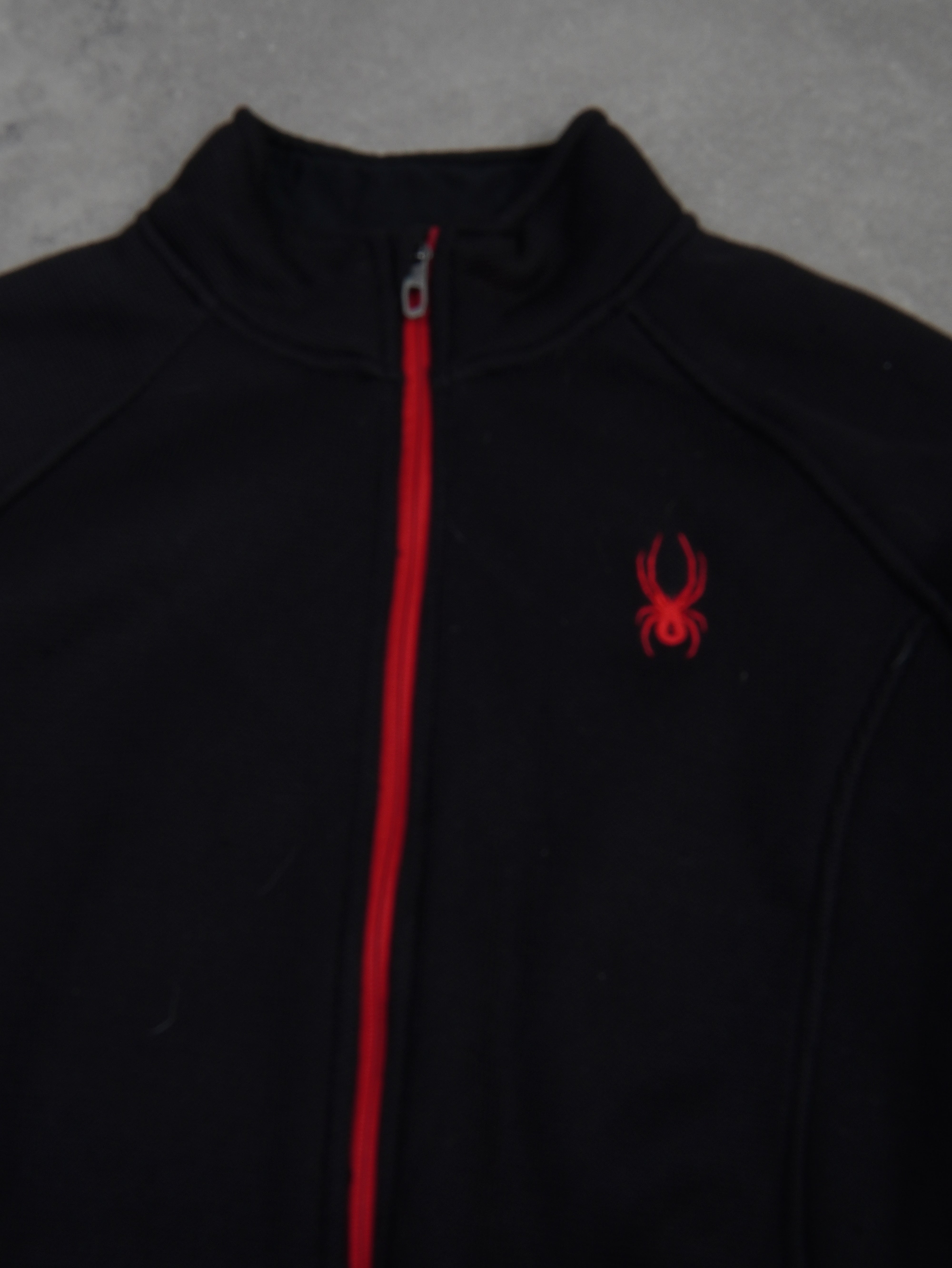 Spyder Vintage Full Zip Spyder Jacke - M, Schwarz, Größe M, unisex, Zustand Gut, Preis 39.95€ – Rückansicht