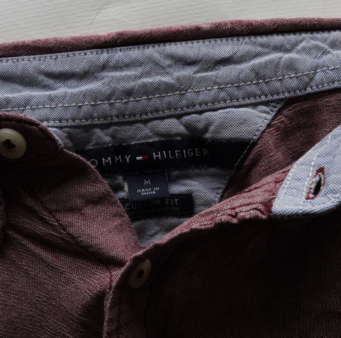 Tommy Hilfiger  Herren Hemd - M , Rot , Größe M, Herren, Zustand Sehr Gut, Preis 10€ – Etikett