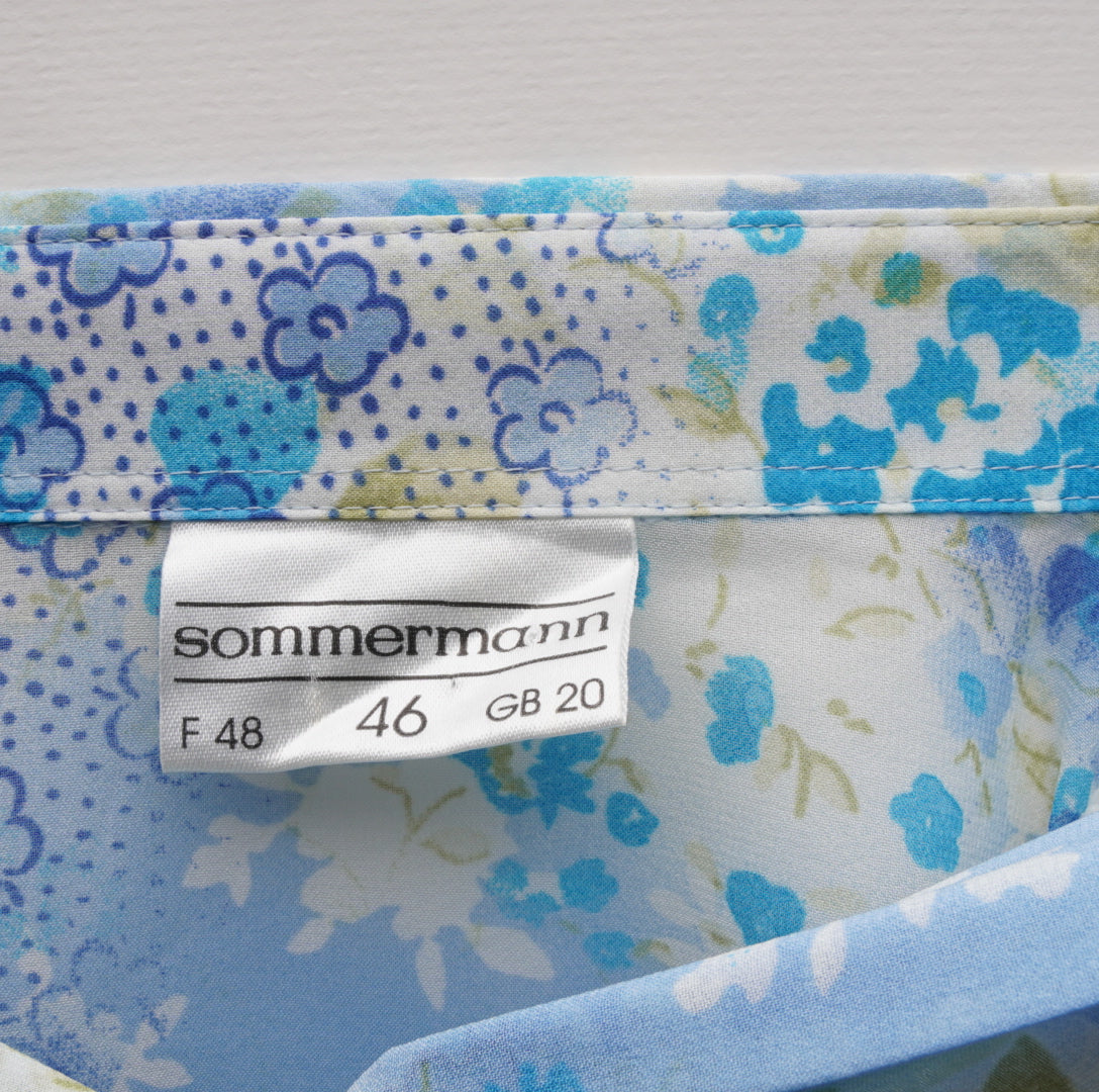 Second Hand Damen Bluse - 3XL, Blau, Größe 3XL, Damen, Zustand Sehr Gut, Preis 3€ – Etikett