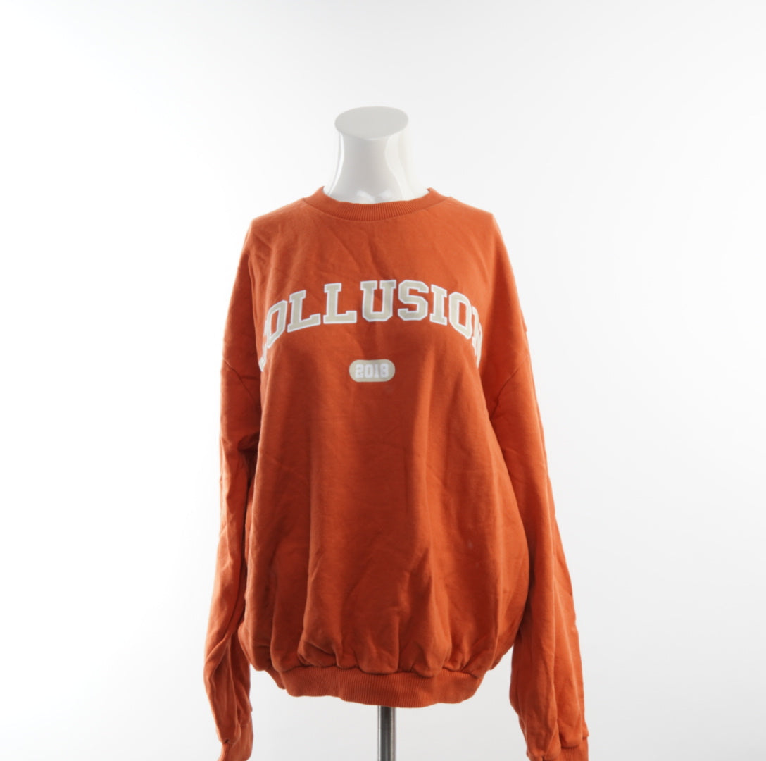 Collusion Damen Sweatshirt - S, Orange, Größe S, Damen, Zustand Sehr Gut, Preis 6€ – Vorderansicht