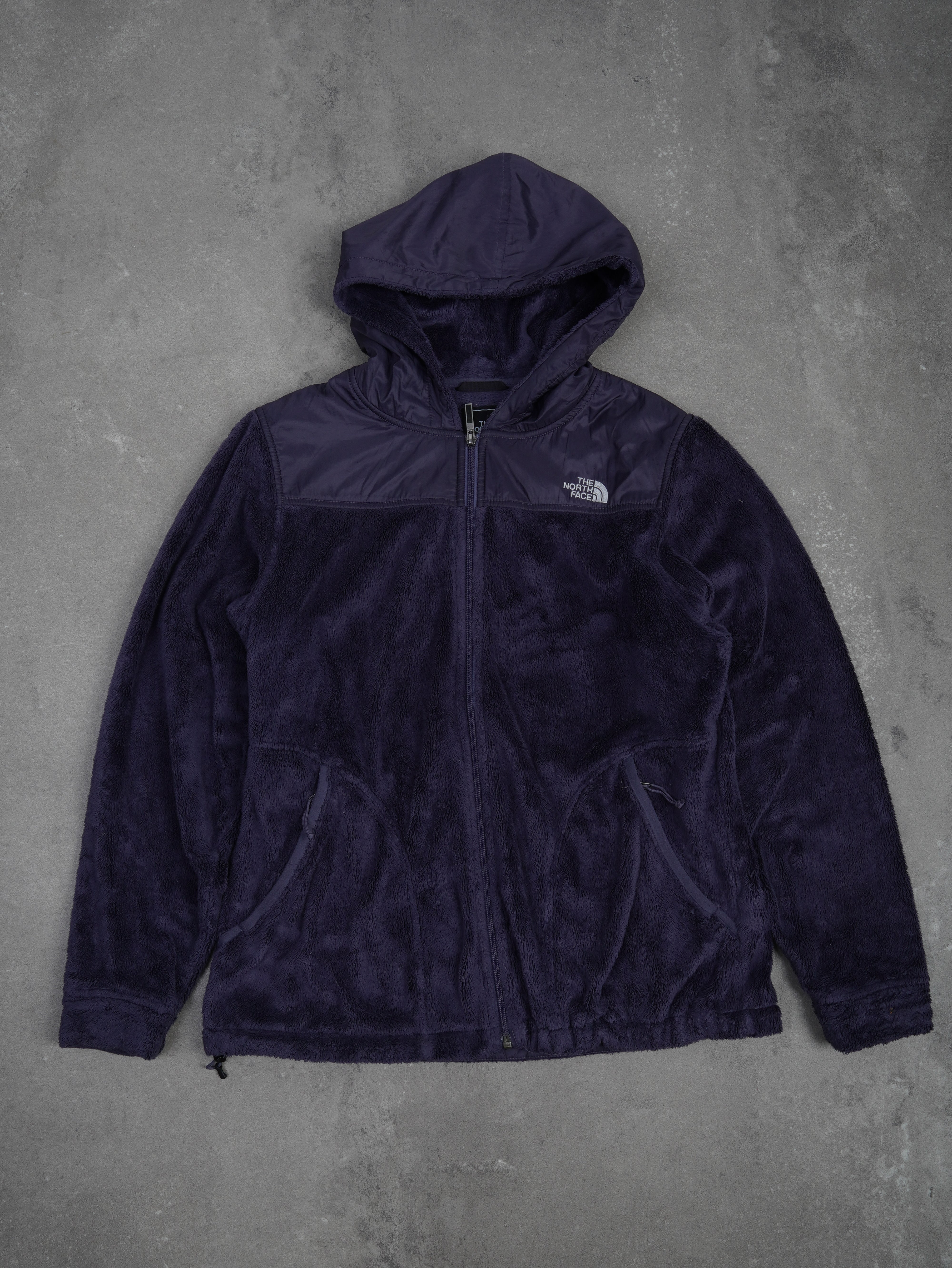 The North Face Vintage The North Face Denali Fleecejacke - L, Lila, Größe L, unisex, Zustand Sehr gut, Preis 39.95€ – Vorderansicht