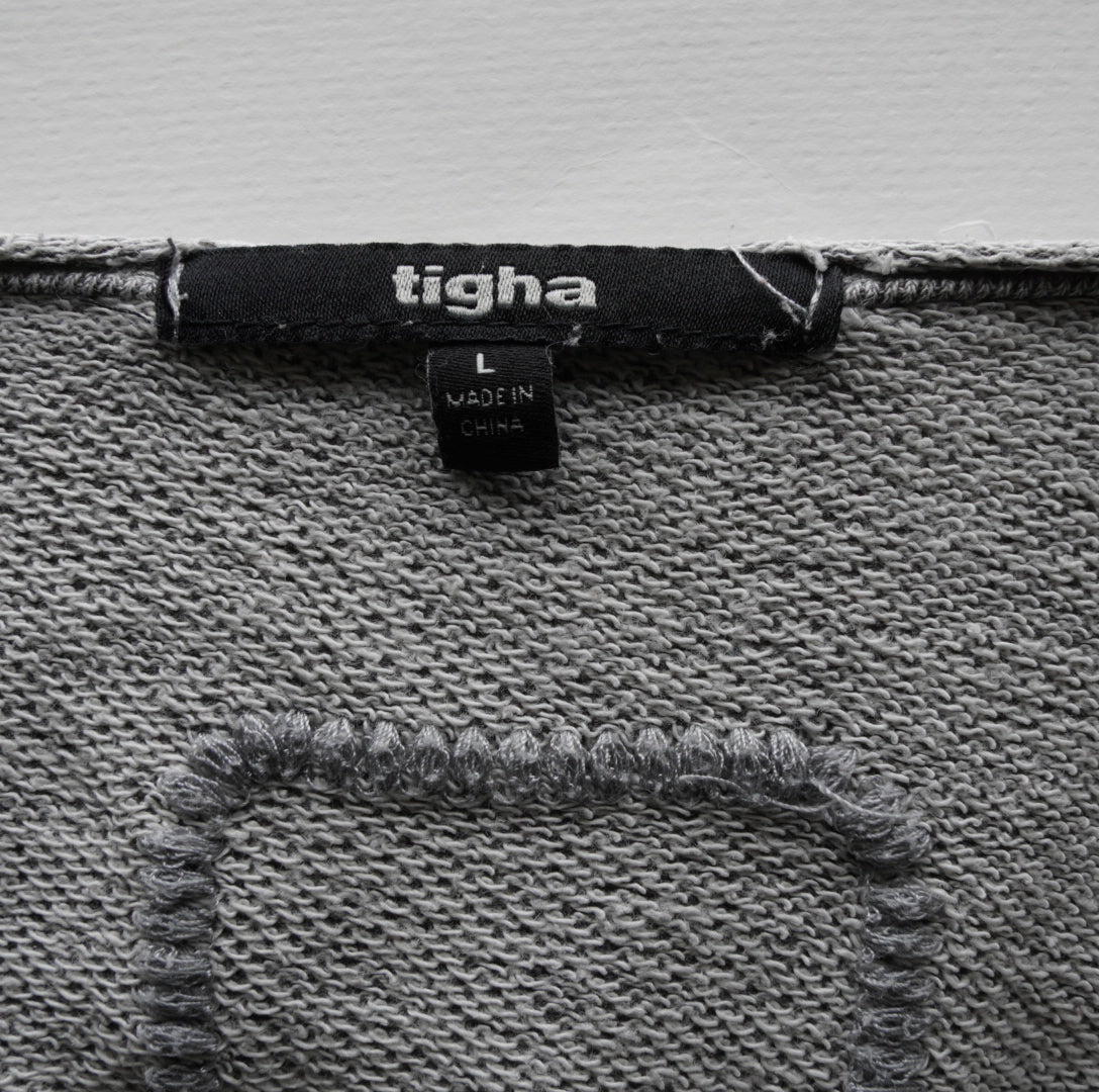 tigha Damen T-Shirt - L, Grau, Größe L, Damen, Zustand Sehr Gut, Preis 8€ – Etikett