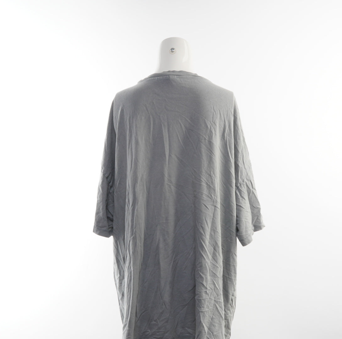 H&M  Damen Oversized T-Shirt - L, Grau, Größe L, Damen, Zustand Gut, Preis 4€ – Rückansicht