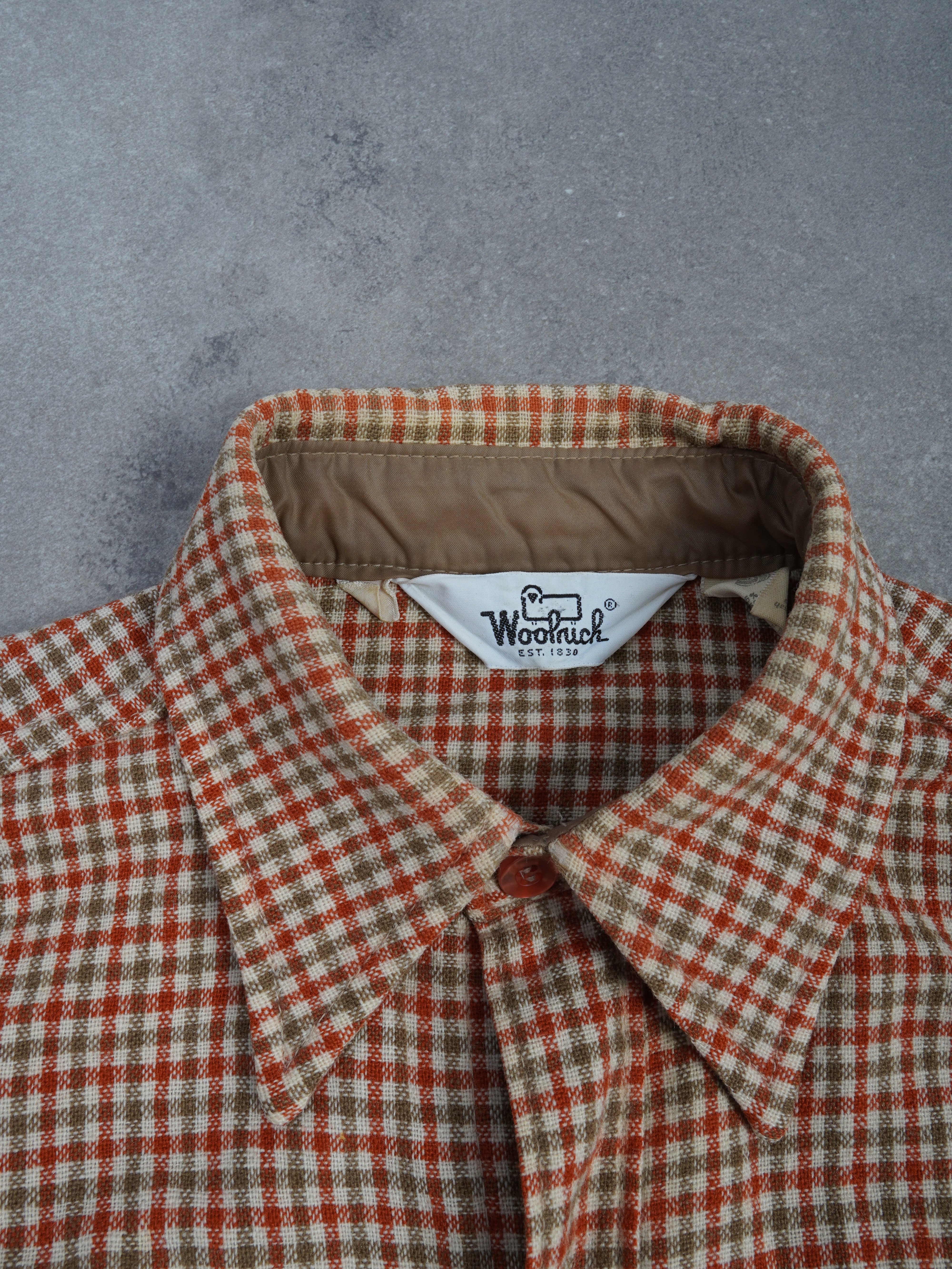 Woolrich Vintage Woolrich Hemd - M, Orange, Größe M, unisex, Zustand Sehr Gut, Preis 69.95€ – Etikett