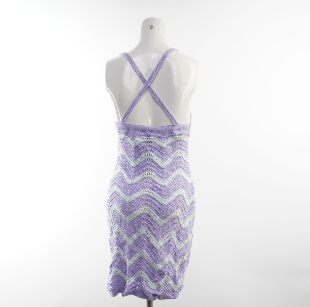 H&M Damen Strick Kleid - S, Lila, Größe S, Damen, Zustand Sehr Gut, Preis 8€ – Rückansicht