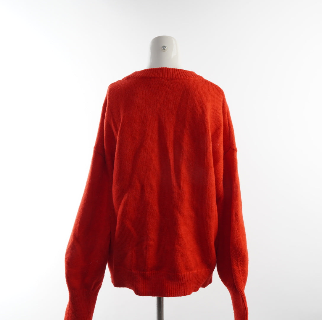 H&M Damen Pullover - L, Rot, Größe L, Damen, Zustand Gut, Preis 3€ – Rückansicht