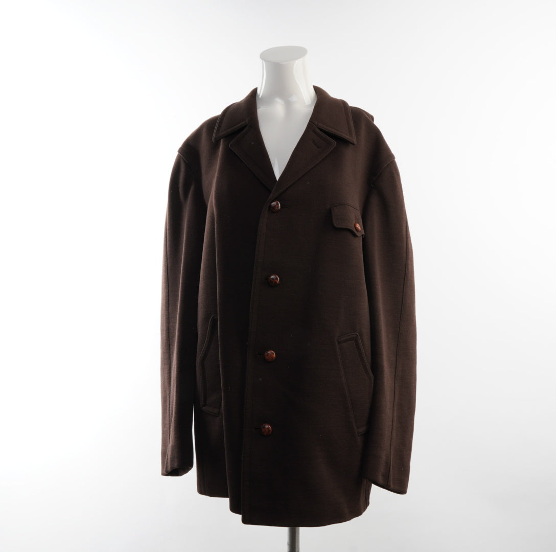Second Hand Damen Woll Mantel - XL, Braun, Größe XL, Damen, Zustand Sehr Gut, Preis 10€ – Vorderansicht