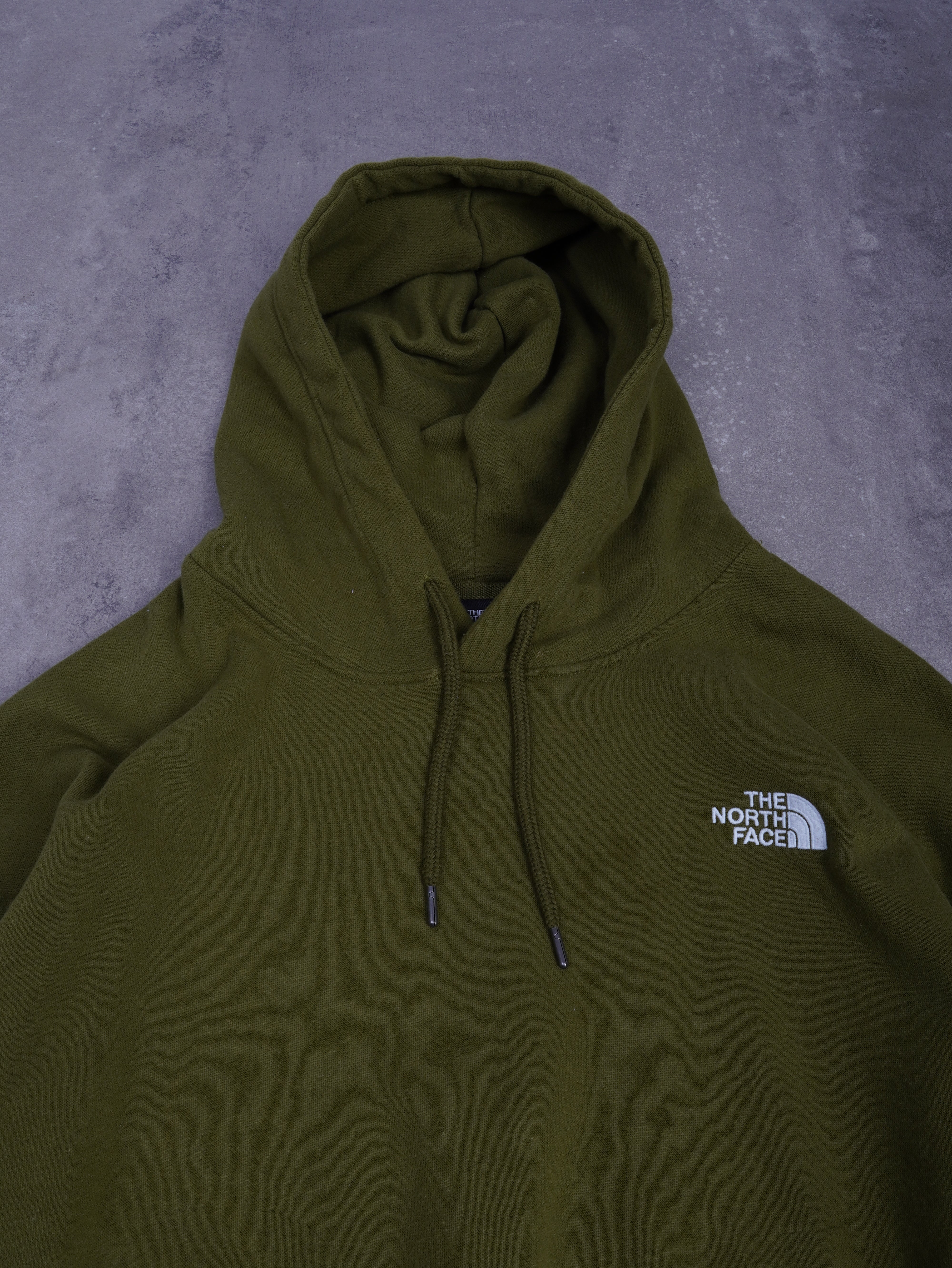 The North Face Vintage The North Face Hoodie - 2XL, Grün, Größe 2XL, unisex, Zustand Gut, Preis 14.95€ – Rückansicht