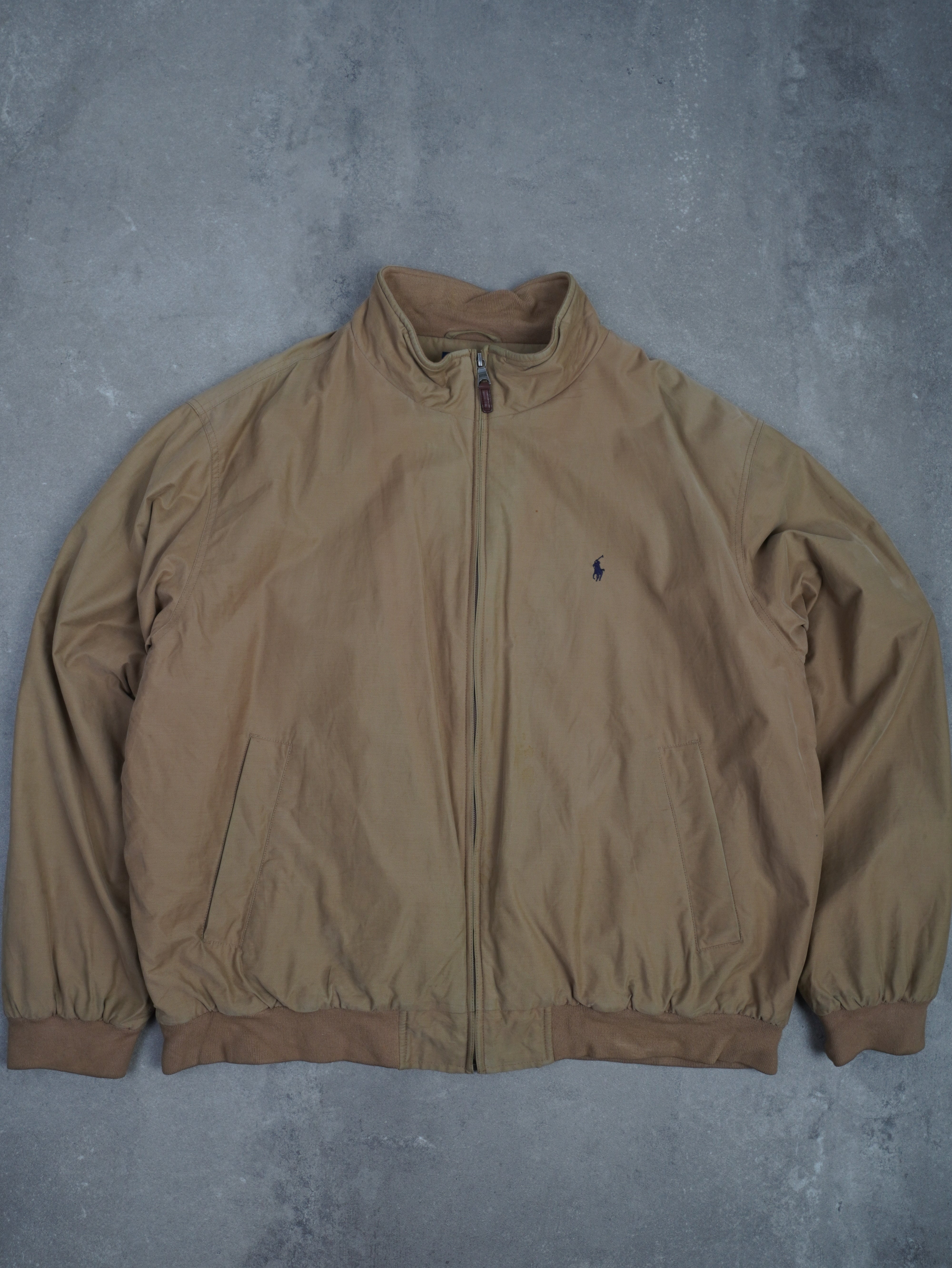 Ralph Lauren Vintage Ralph Lauren Harrigton Jacke - 2XL, Braun, Größe 2XL, unisex, Zustand Gut, Preis 59.95€ – Vorderansicht