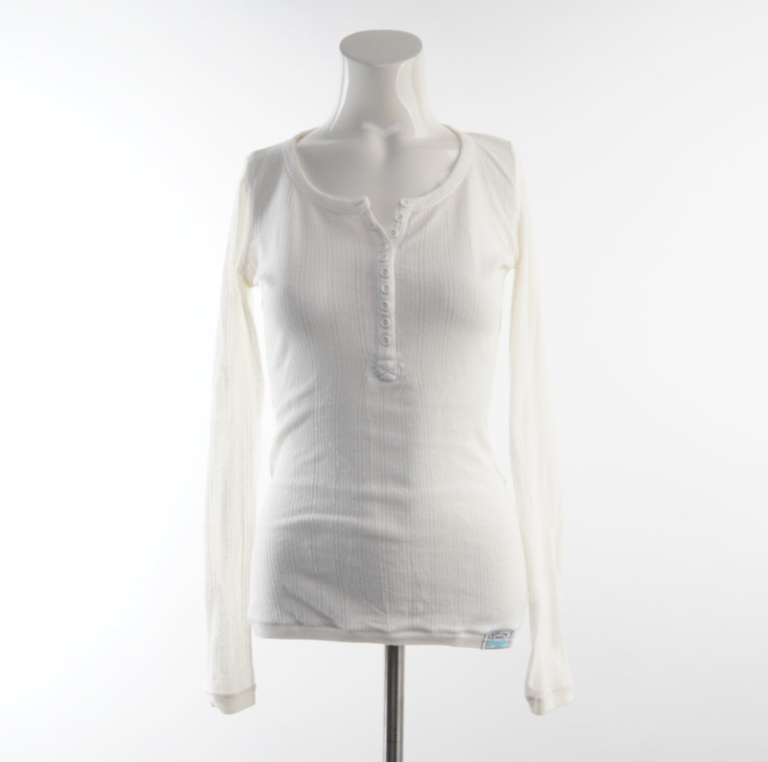 Superdry Damen Langarmshirt - S, Weiß, Größe S, Damen, Zustand Gut, Preis 3€ – Vorderansicht