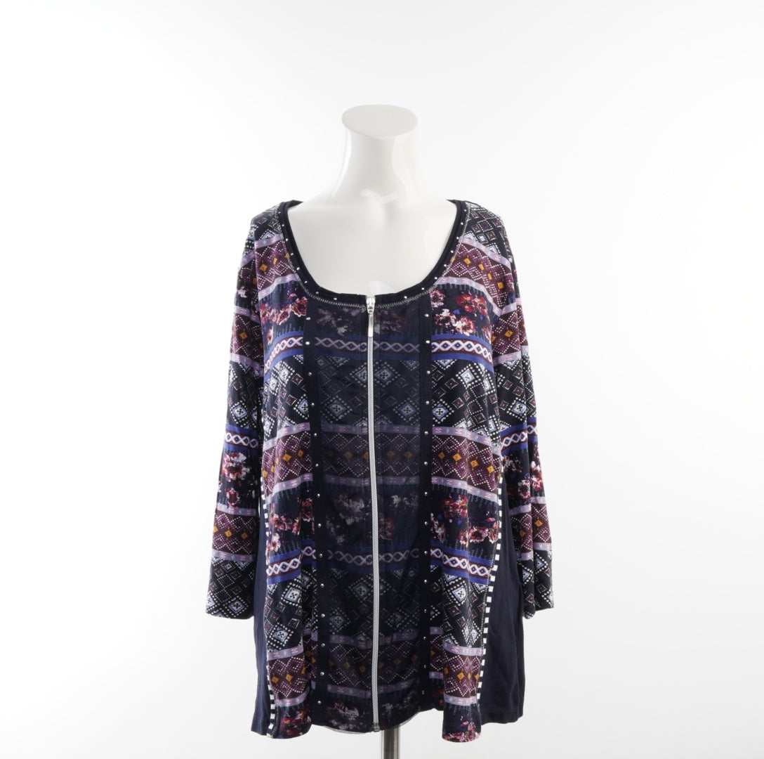 C&A Damen Jacke - XL, Bunt, Größe XL, Damen, Zustand Sehr Gut, Preis 4€ – Vorderansicht
