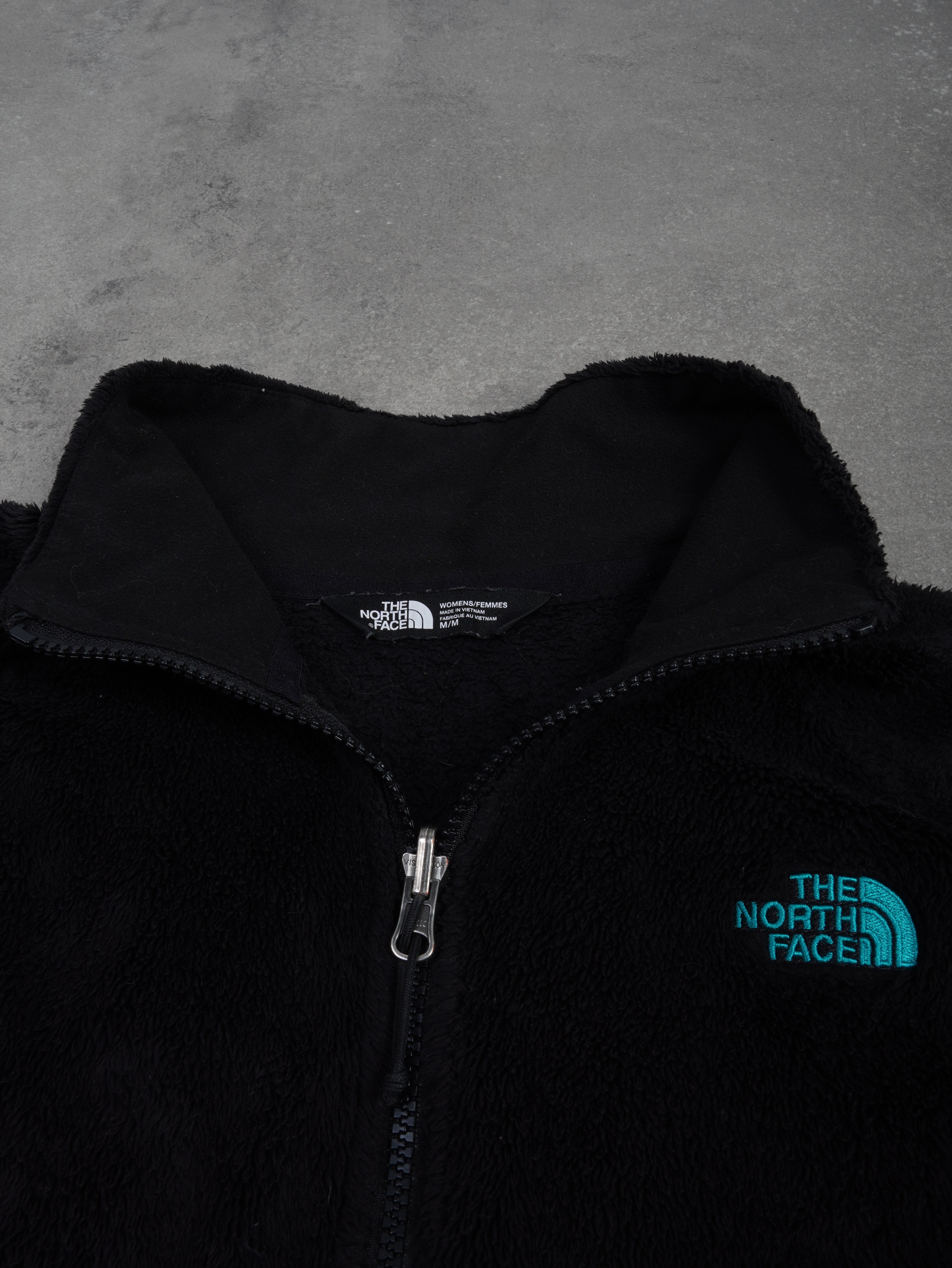 The North Face Vintage The North Face Teddy Fleecejacke - M, Schwarz, Größe M, unisex, Zustand Sehr gut, Preis 39.95€ – Rückansicht