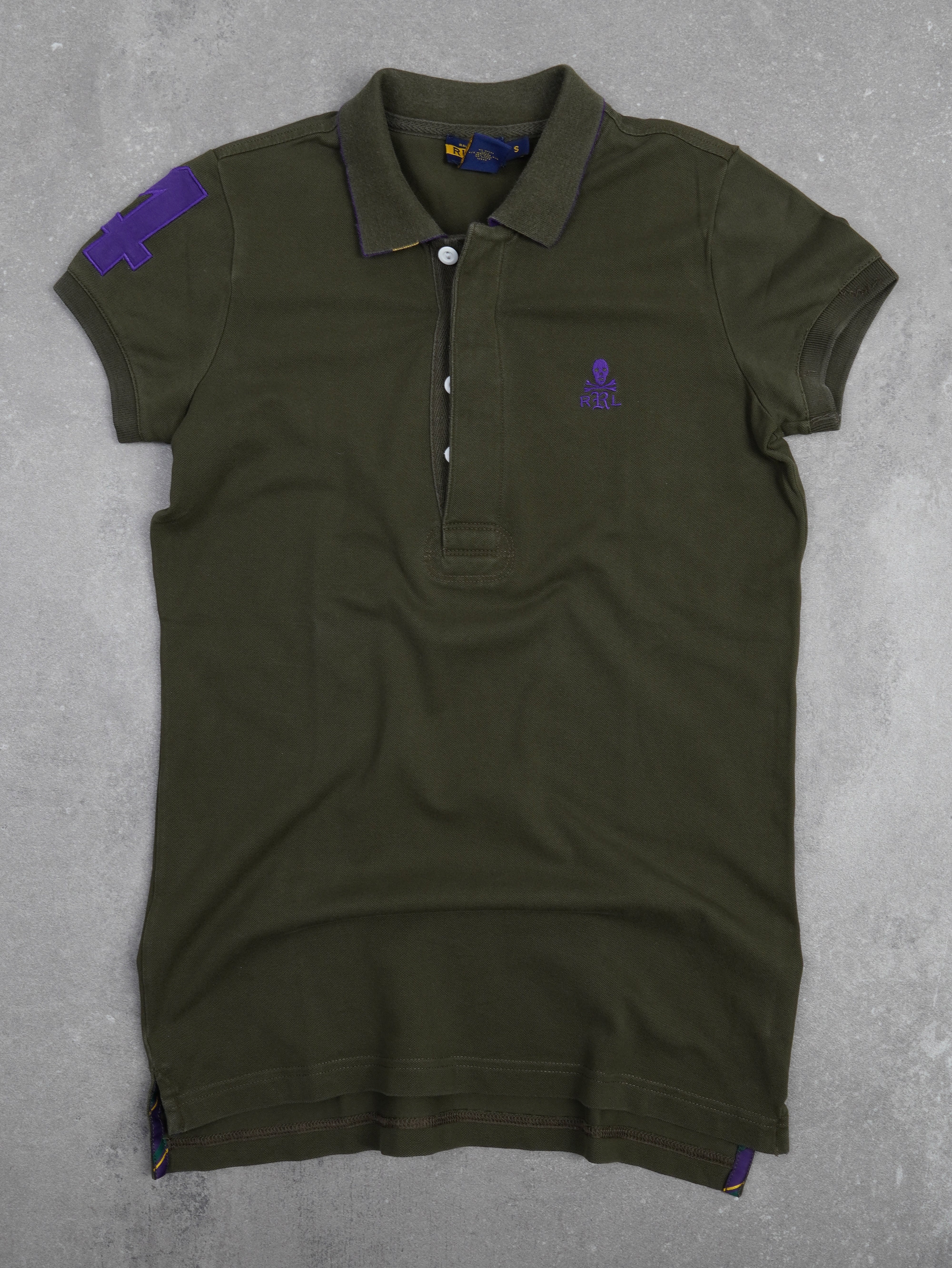 Ralph Lauren Vintage Ralph Lauren Rugby Poloshirt - S, Grün, Größe S, unisex, Zustand Sehr gut, Preis 24.95€ – Vorderansicht