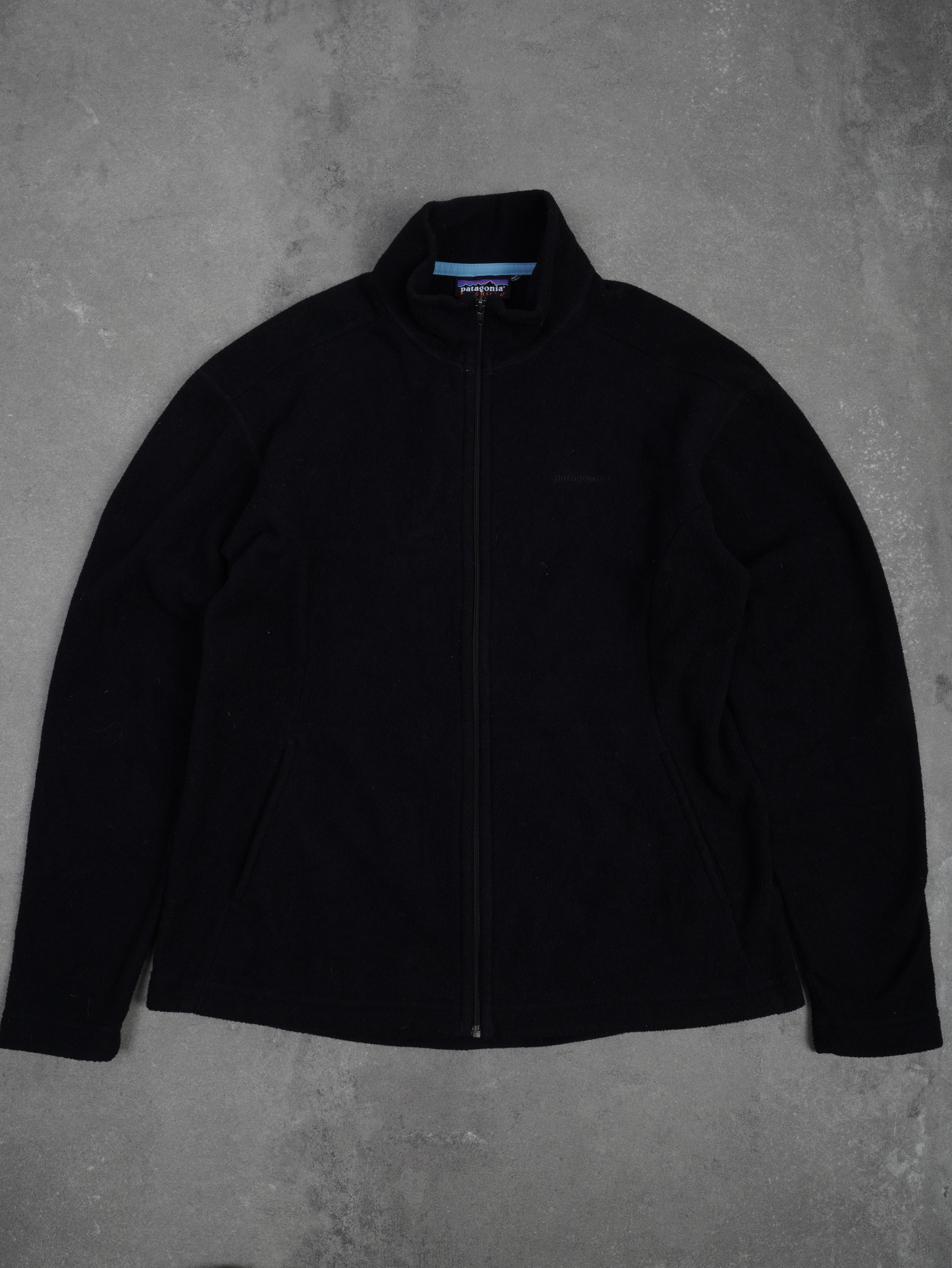 Patagonia Vintage Patagonia Fleecejacke - S, Schwarz, Größe S, unisex, Zustand Sehr gut, Preis 49.95€ – Vorderansicht