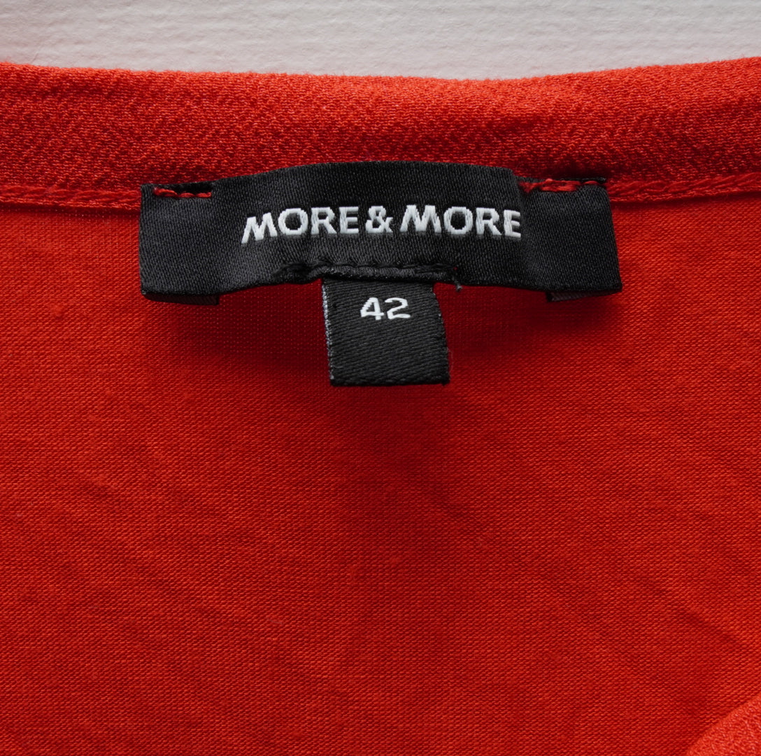 More & More Damen Langarmshirt - XL , Rot, Größe XL, Damen, Zustand Sehr Gut, Preis 4€ – Etikett