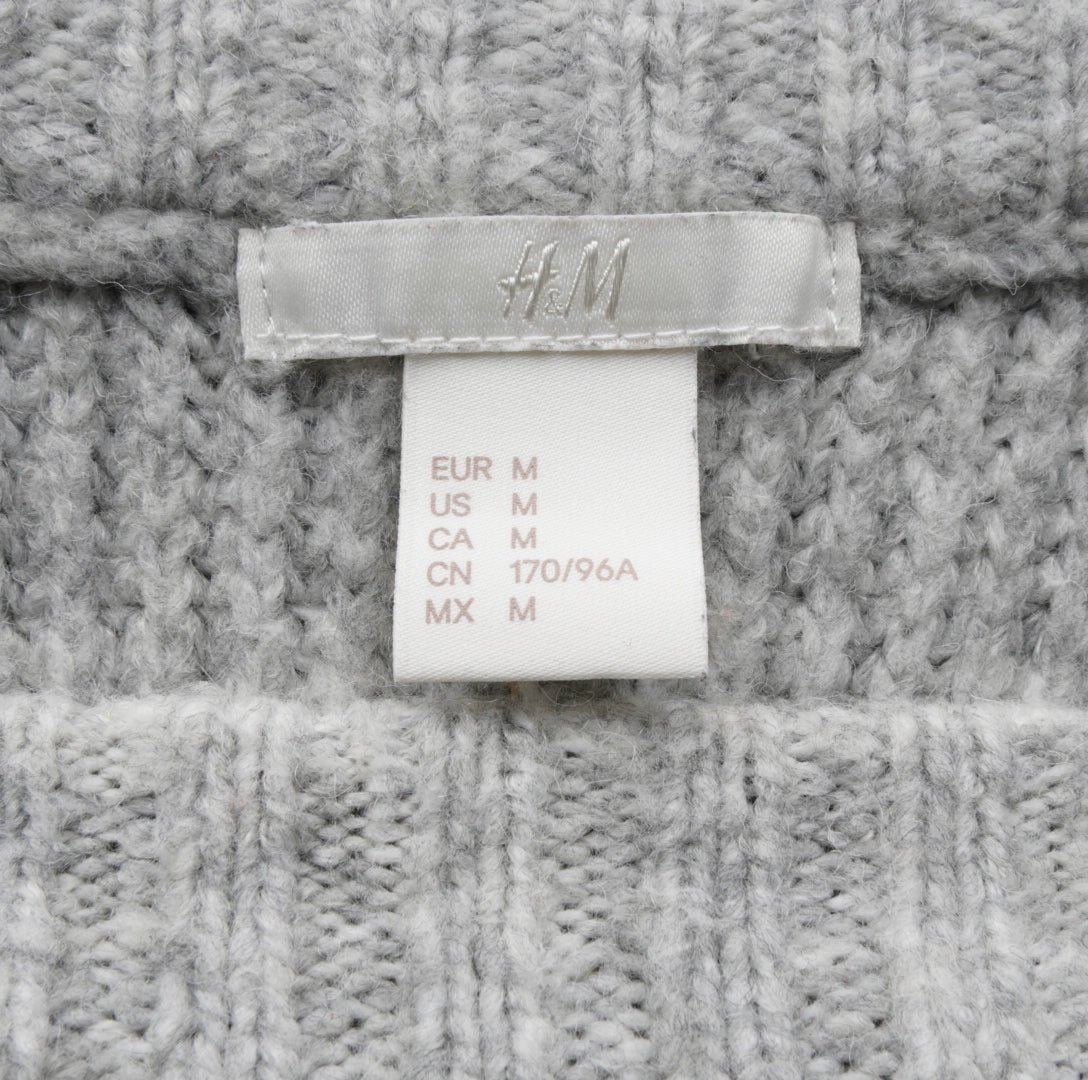 H&M Damen Rollkragen Pullover - M, Grau, Größe M, Damen, Zustand Sehr Gut, Preis 8€ – Etikett