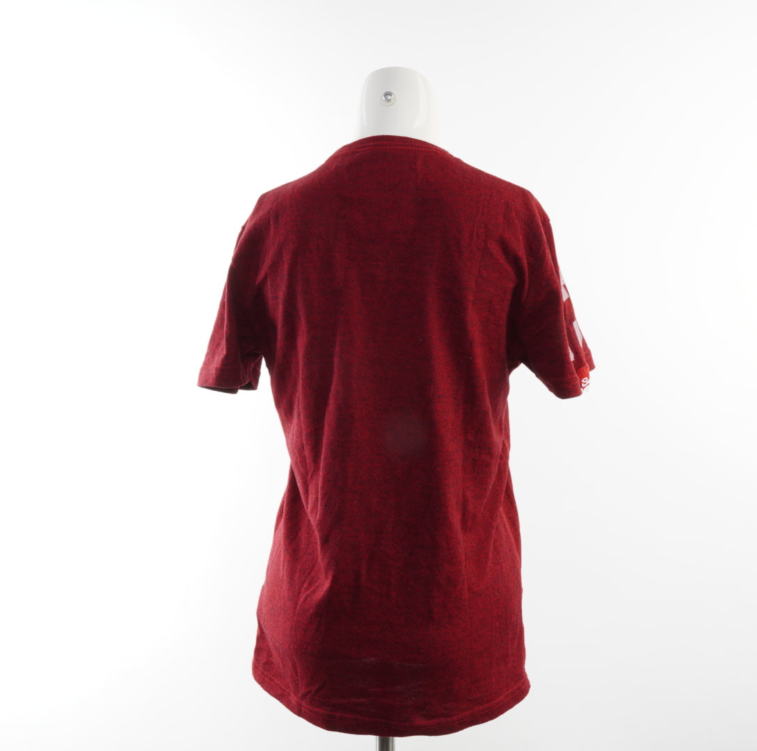 Superdry Damen T-Shirt - XS, Rot, Größe XS, Damen, Zustand Gut, Preis 3€ – Rückansicht