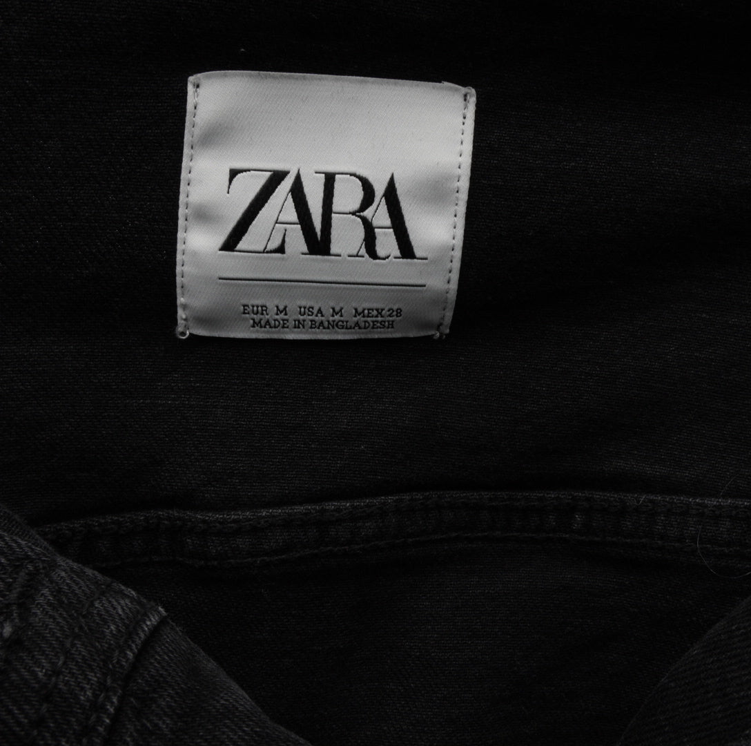 Zara Damen Jeansjacke - M, Schwarz, Größe M, Damen, Zustand Sehr Gut, Preis 15€ – Etikett