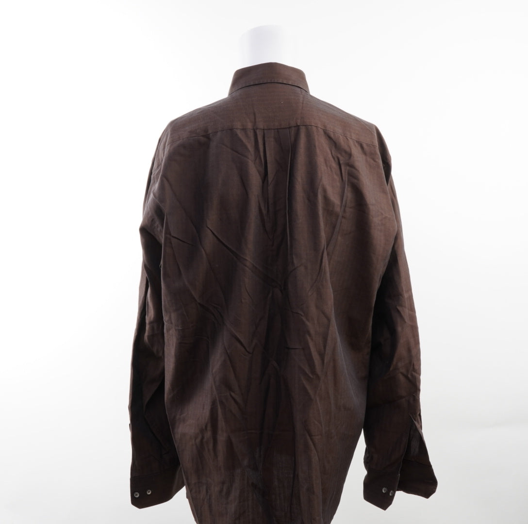 Eterna  Herren Hemd - L , Braun , Größe L, Herren, Zustand Sehr Gut, Preis 5€ – Rückansicht