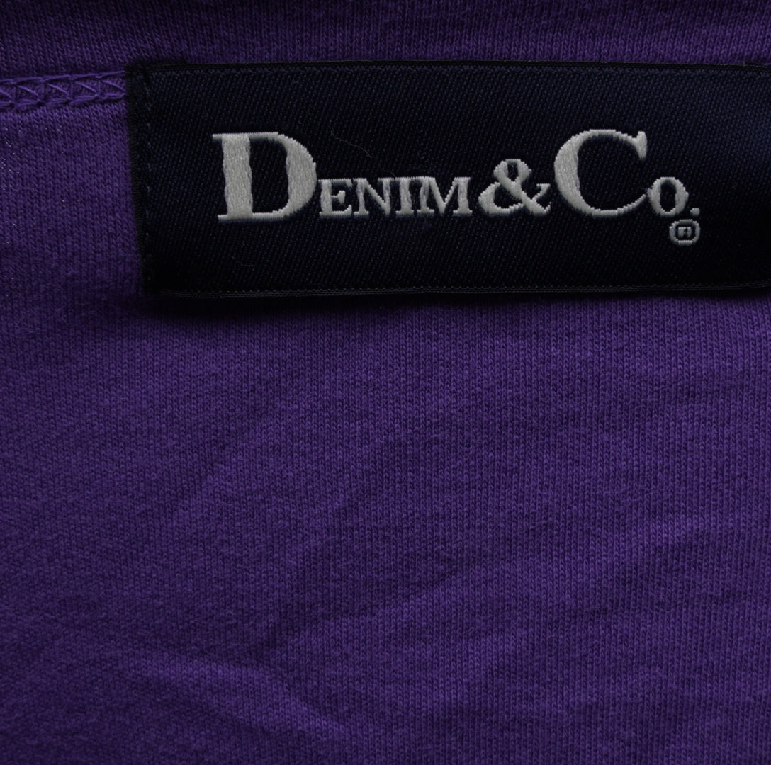 Denim Co Damen Langarmshirt -  XL, Lila, Größe XL, Damen, Zustand Sehr Gut, Preis 3€ – Etikett