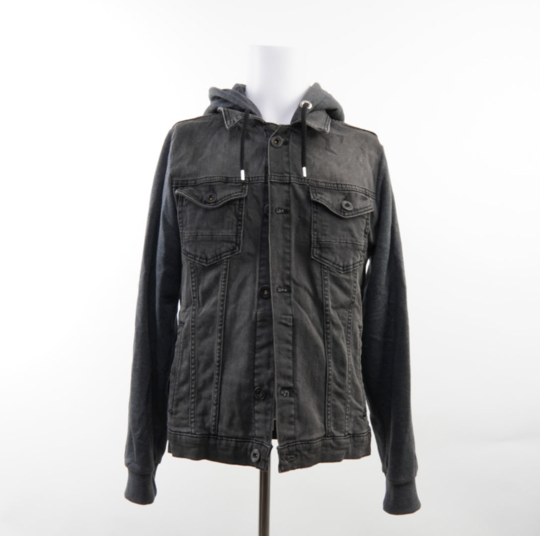 Leif Nelson Herren Jeans Jacke - M , Schwarz , Größe M, Herren, Zustand Sehr Gut, Preis 12€ – Vorderansicht