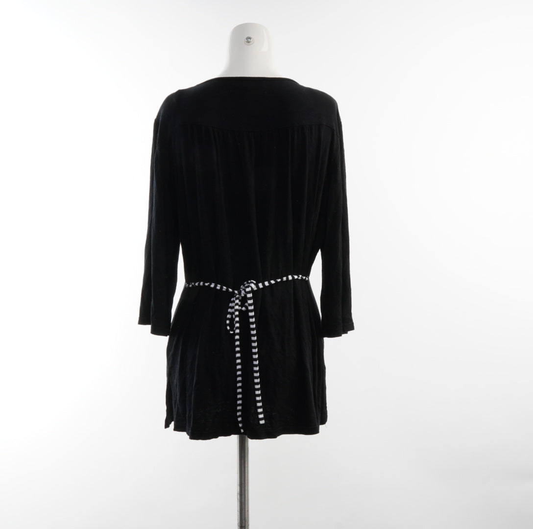 Second Hand Damen Langarmshirt -L , Schwarz , Größe L, Damen, Zustand Sehr Gut, Preis 4€ – Rückansicht