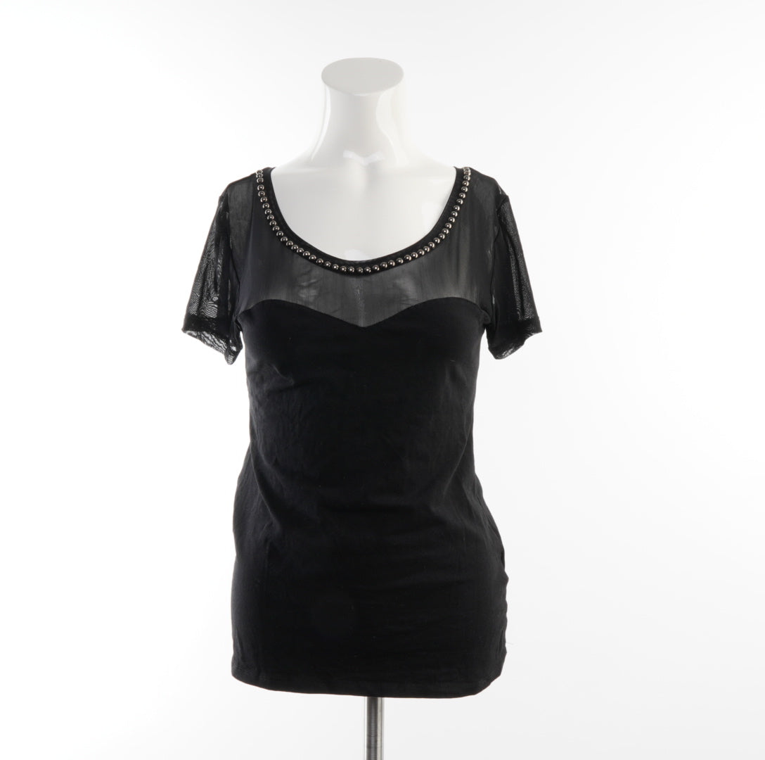 H&M Damen T-Shirt - S, Schwarz, Größe S, Damen, Zustand Sehr Gut, Preis 3€ – Vorderansicht