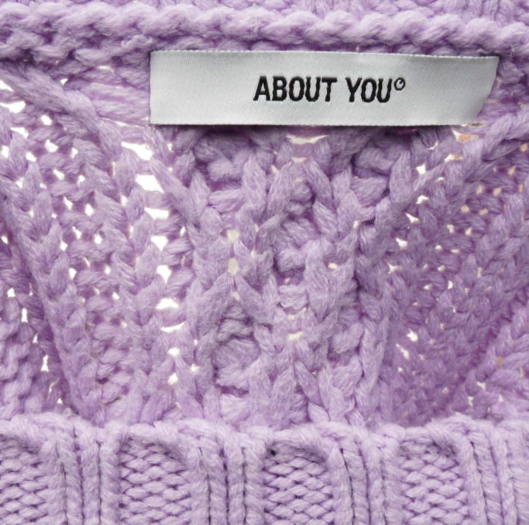 About You Damen Strickpullover - S, Lila, Größe S, Damen, Zustand Neuwertig, Preis 8€ – Etikett