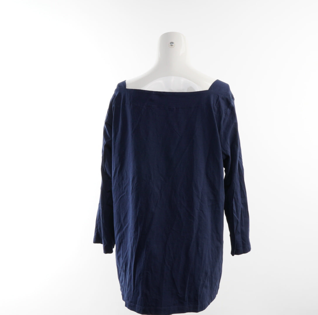 Tschibo Damen Langarmshirt - 4XL, Blau, Größe 4XL, Damen, Zustand Sehr Gut, Preis 3€ – Rückansicht