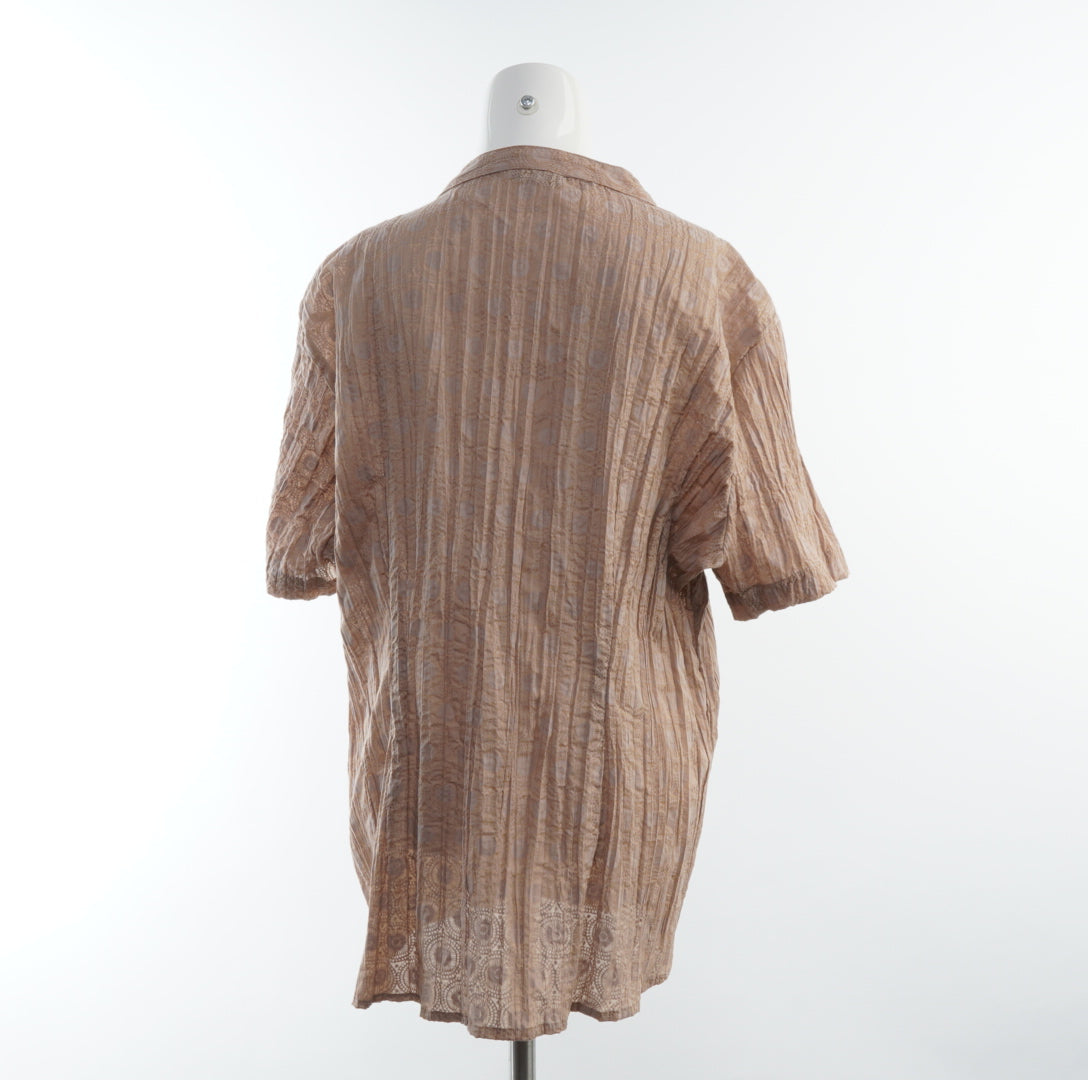 Bexleys Woman Damen Bluse - 3XL, Braun, Größe 3XL, Damen, Zustand Sehr Gut, Preis 4.5€ – Rückansicht