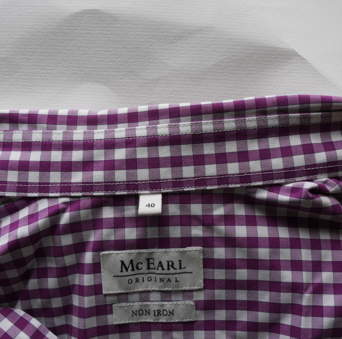 Mc Earl  Herren Hemd - M , Lila  , Größe M, Herren, Zustand Sehr Gut, Preis 5€ – Etikett